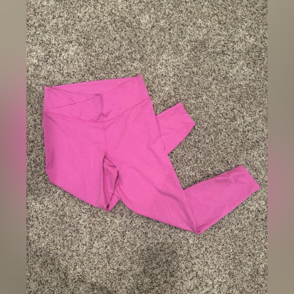 Old Navy Pants - Old navy active “go dry powerchill” pink women’s extra high rise leggings large